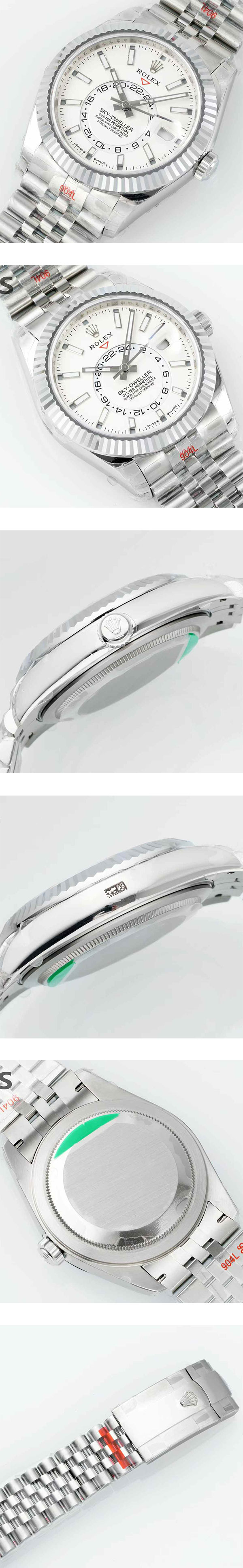 【TW製】新品ロレックスコピー時計 M336934-0004 スカイドゥエラー 336934 ホワイト 腕時計相談